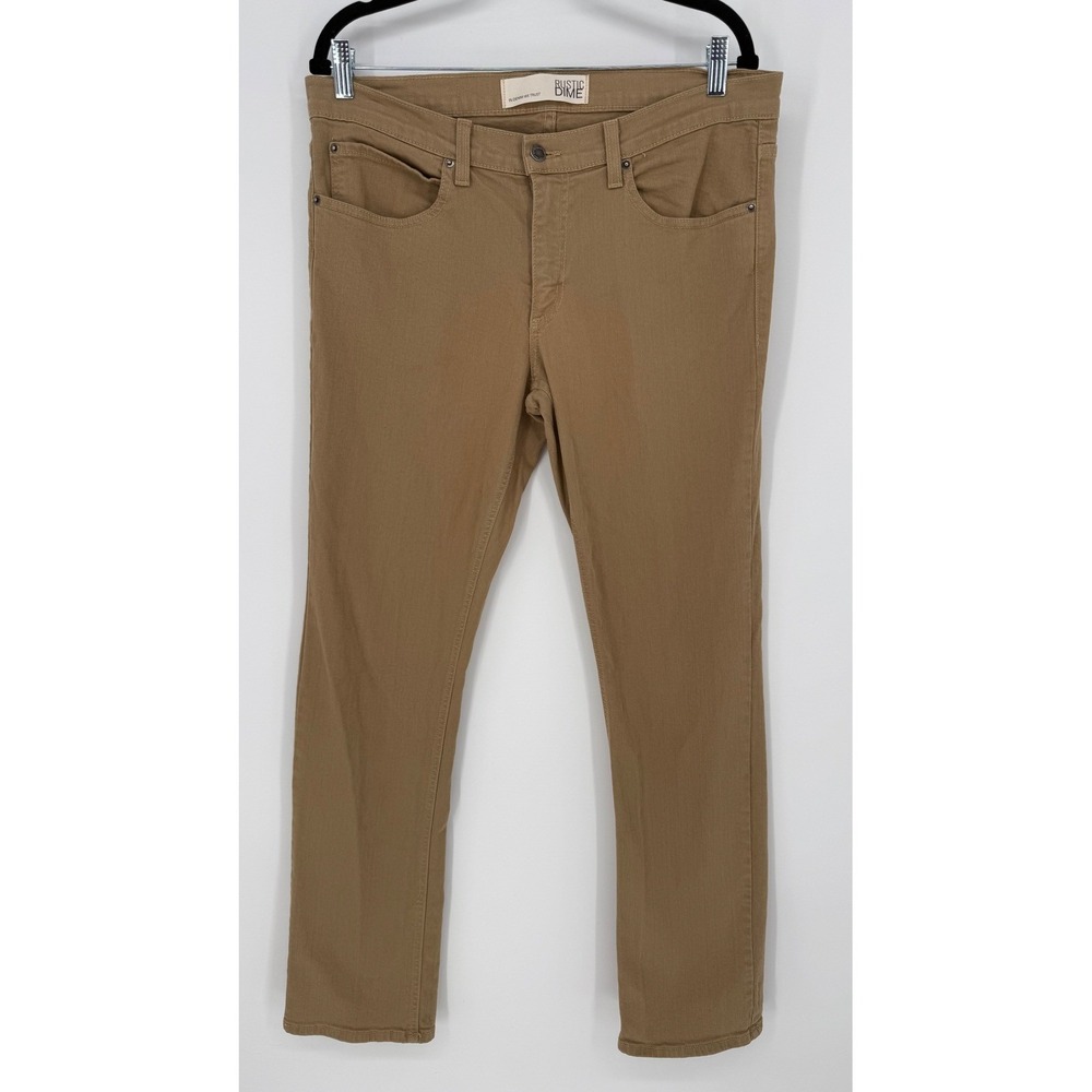 RUSTIC‎ DIME SLIM FIT TAN JEANS SIZE 36